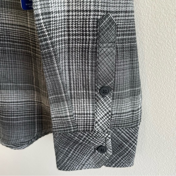 Hurley Men's Paradise City Flannel Shirt Hunter Green Size Medium - Picture 12 of 14